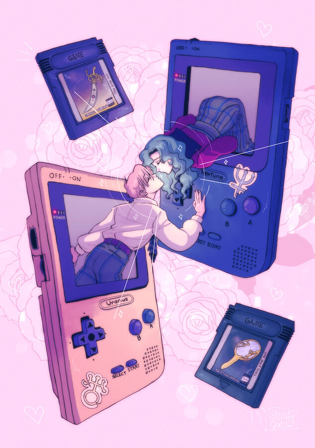 Only a Memory Away: A 90s Sailor Moon Zine Page Art Only a Memory Away: A 90s Sailor Moon Zine Page Art