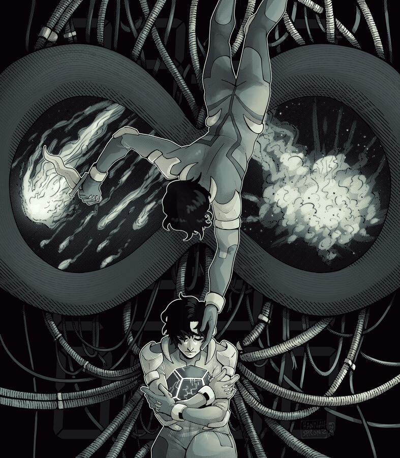 Drawn Through the Telephone Page Art