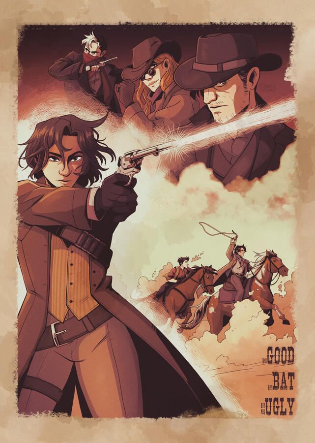 Any Which Way: A Batfam AU Zine Page