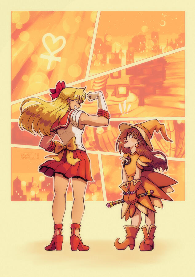 Prismagic: A Raindbow Magical Girls Zine Page