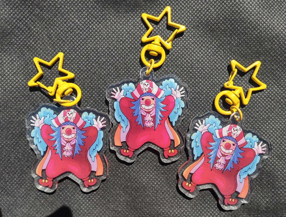 Buggy the Clown Acrylic Charms Buggy the Clown Acrylic Charms